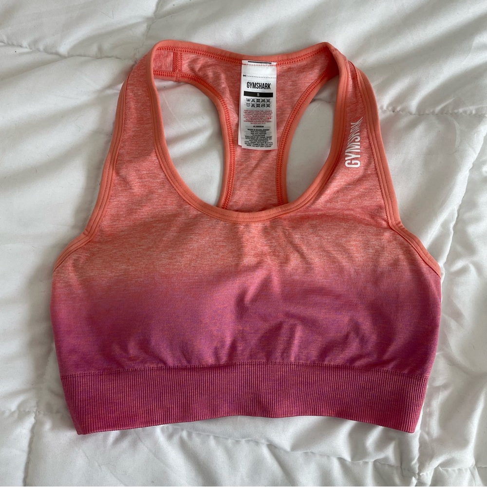 Gymshark ombre seamless bra